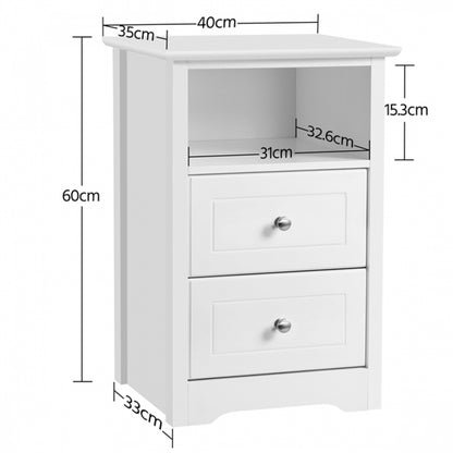 1 Pair Side Table Bedside Tables End Table Nightstand