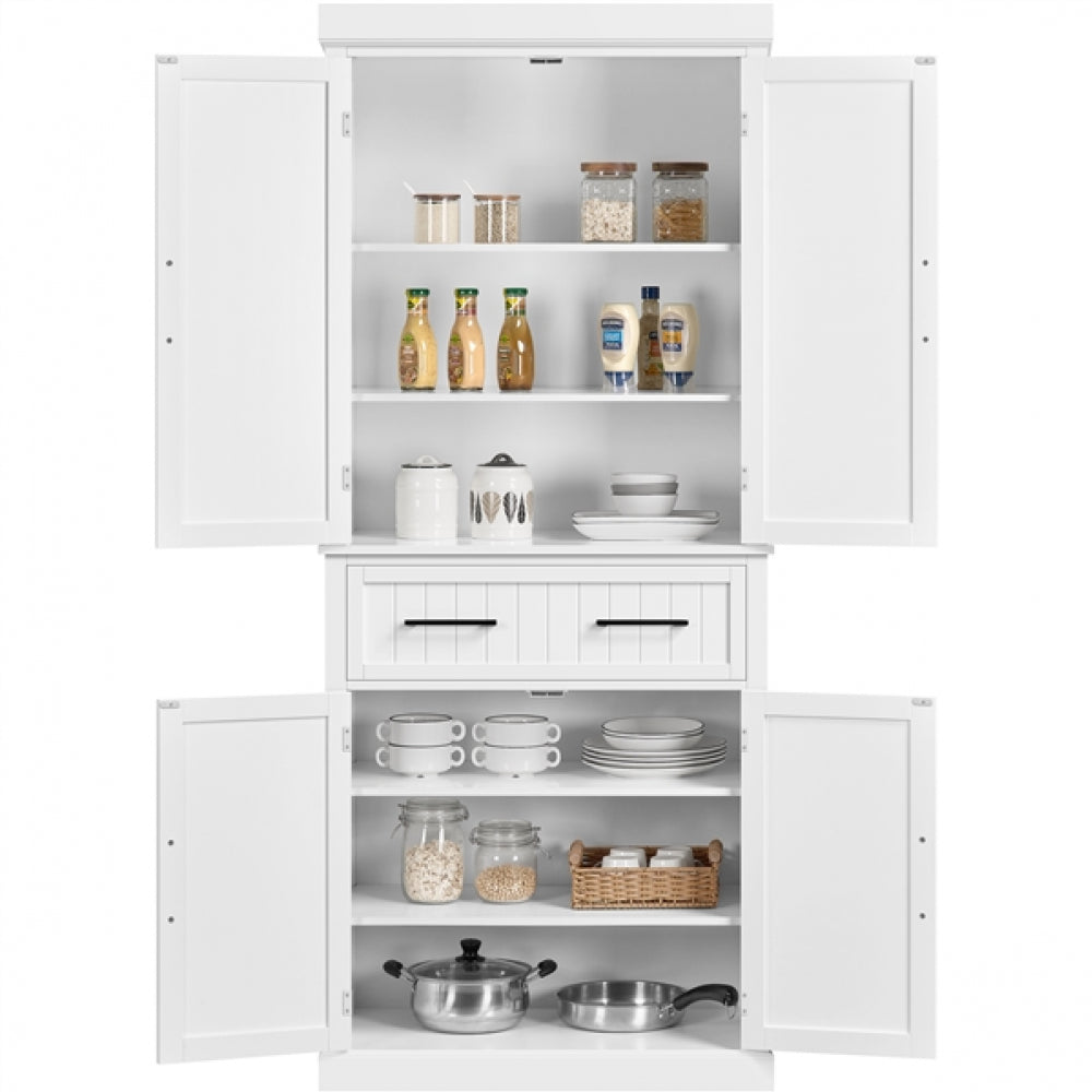 Tall Pantry Cupboard Kitchen Pantry Cabinet Freestanding Storage Cabinet