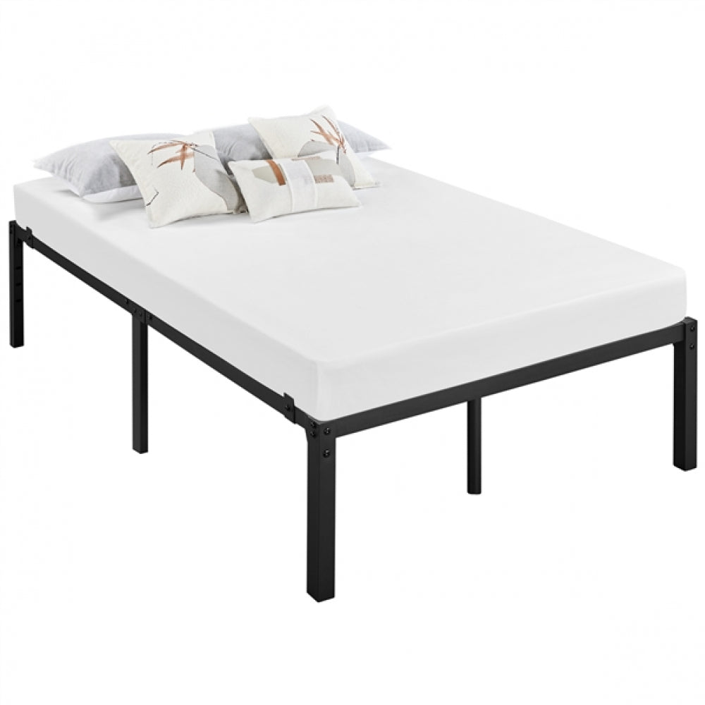 Double Metal Bed Frame with Heavy Duty Steel Slat Support