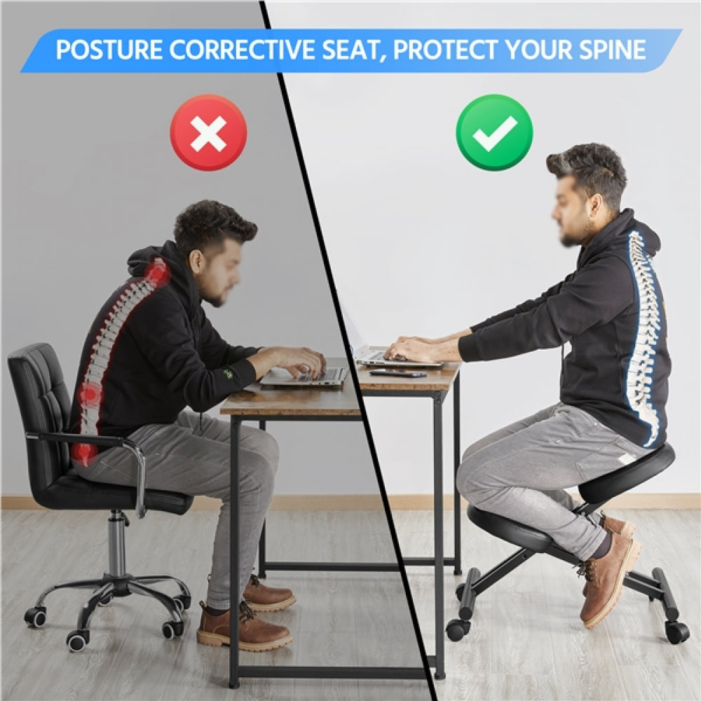 Ergonomic Kneeling Chair Adjustable Knee Stool for Home Office