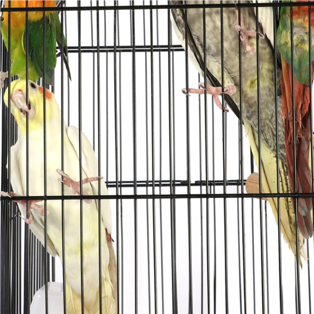 H145cm Open Top Metal Parrot Cage Bird Cage