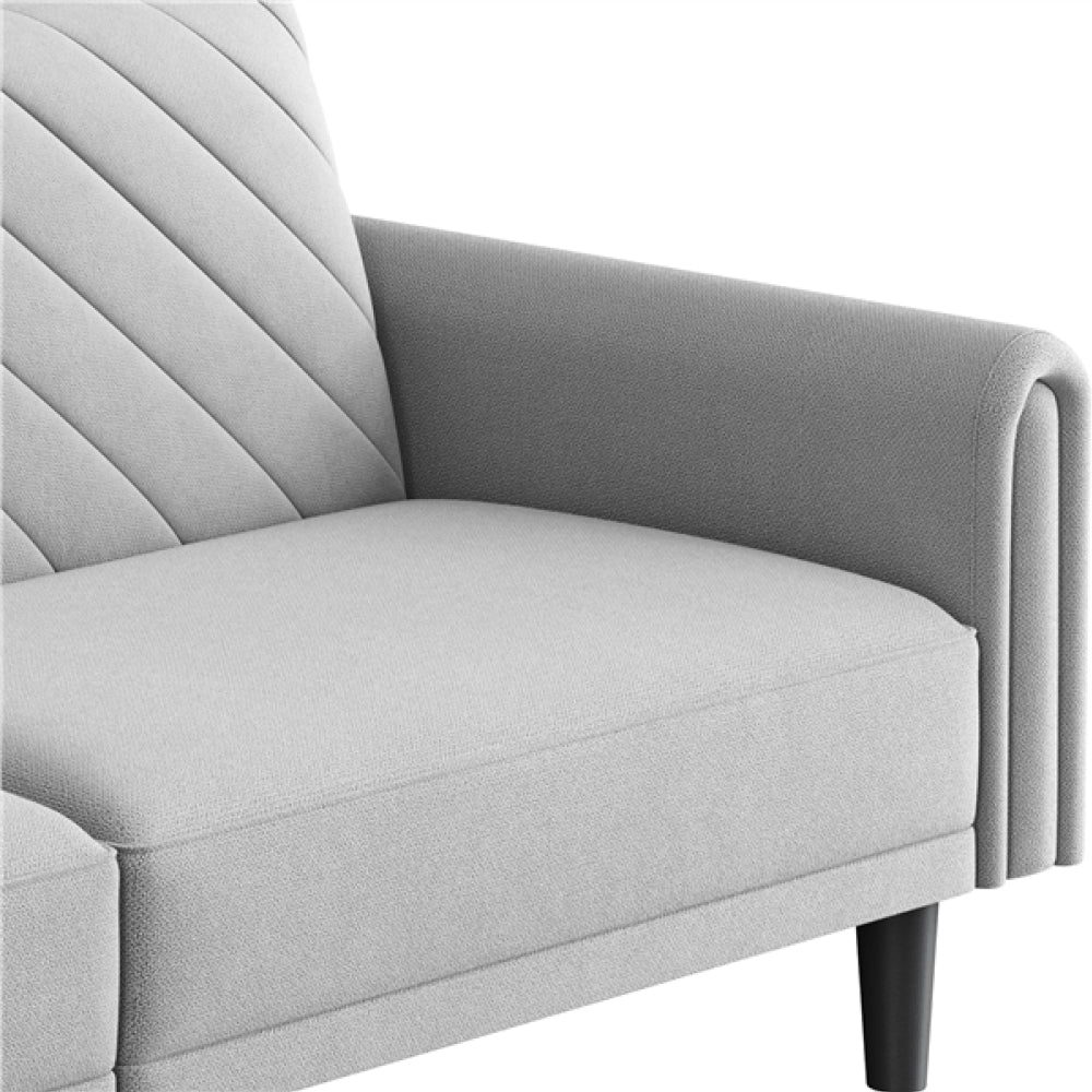 Convertible Sofa Bed Fabric 3-Seater Sofa Bed