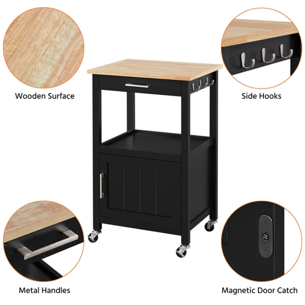 Rolling Kitchen Cart Kitchen Trolley  for Dining Room