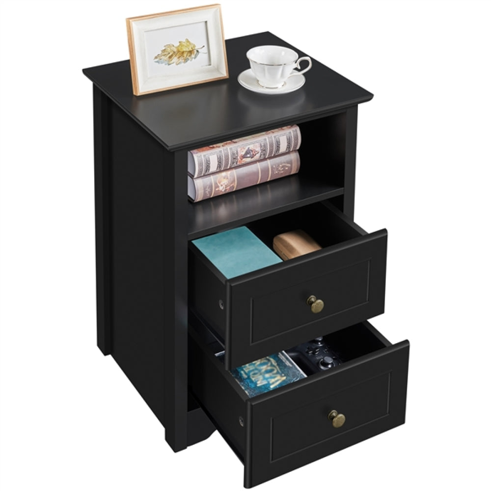 2pcs Bedside Table Sofa Side Table