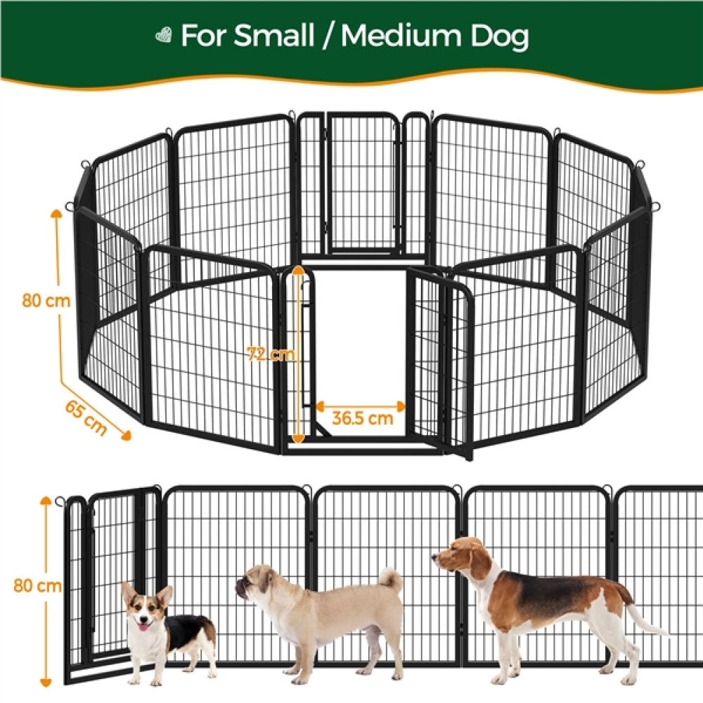 12 Panels Dog Playpen Pet Pen