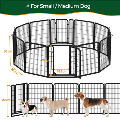 12 Panels Dog Playpen Pet Pen