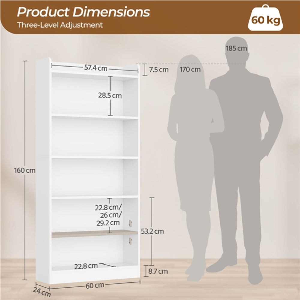 6-layer Open Shelf  Bookcase Bookshelf