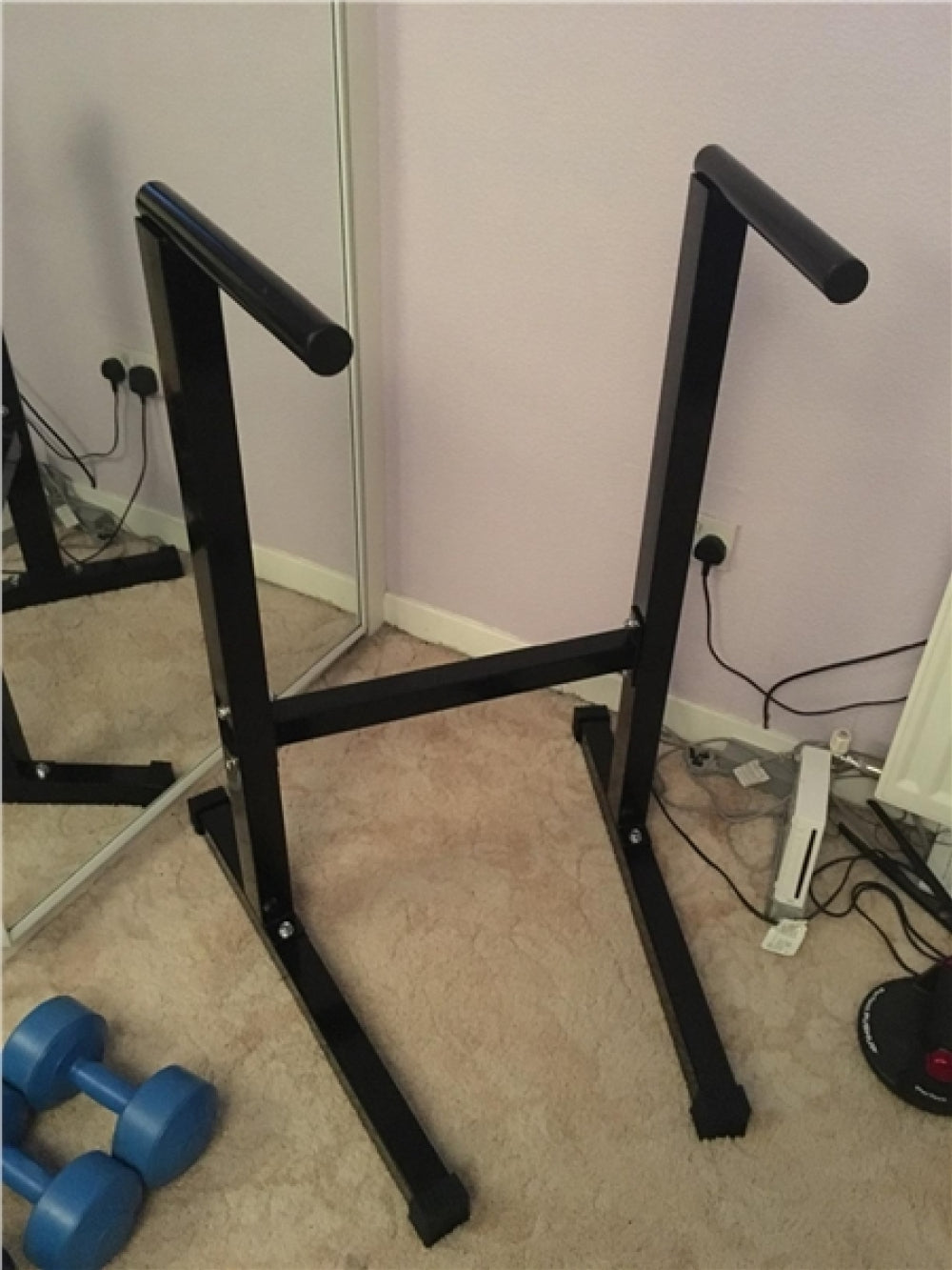 Dip Station Parallel Bar Bicep Triceps Shoulder Home Gym Exercise Machine