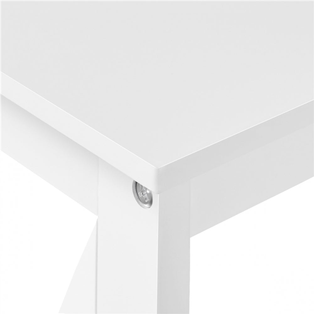 2-Tier X-Design Console Table  Industrial Side Console Table End Table