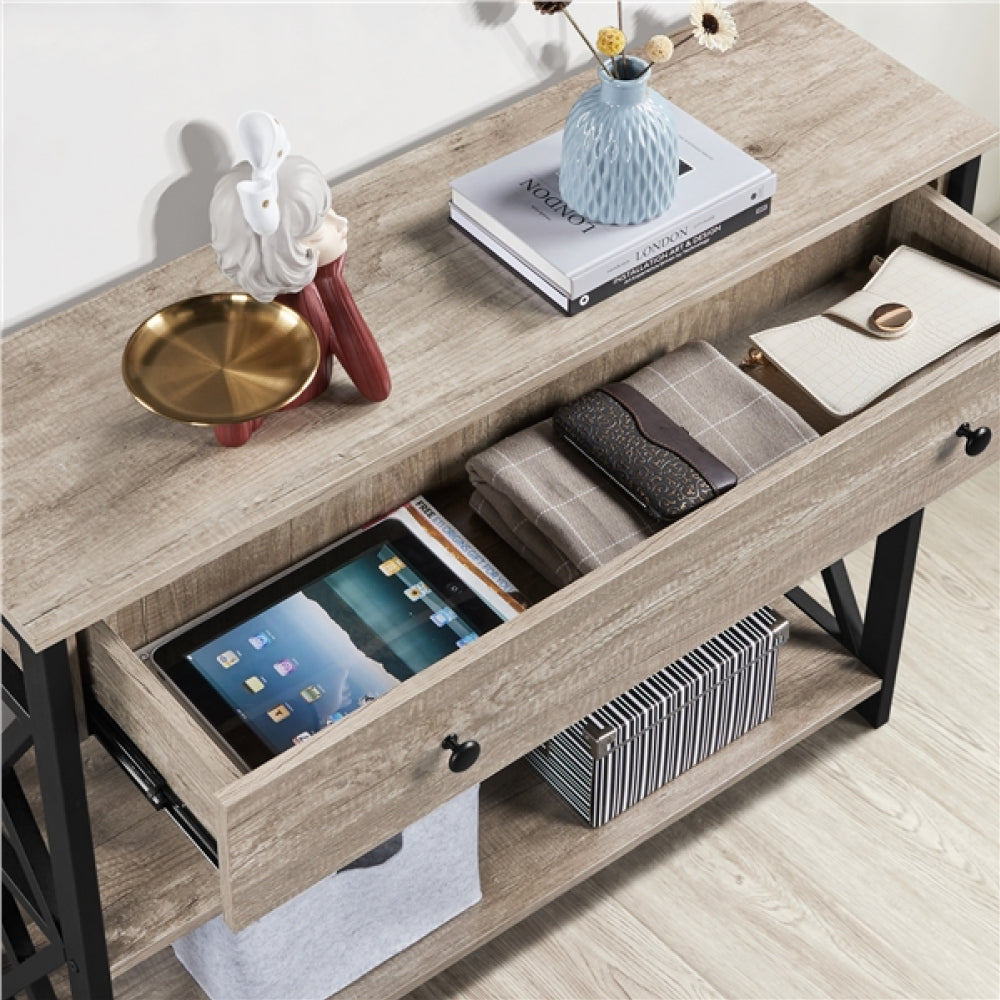 Vintage Wooden Console Table Hall Table Entryway Table