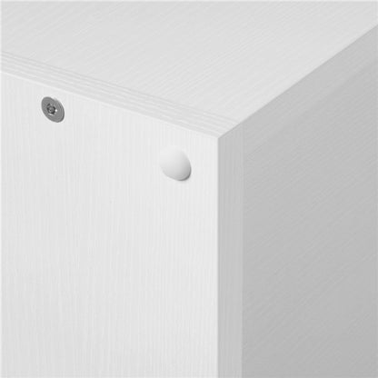 Side Table 3 Drawers End Table Chest Dresser Metal Handles Cabinet White