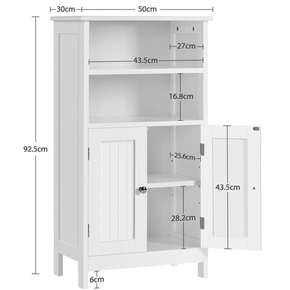 Free Standing Floor Cabinet Bathroom Storage Unit
