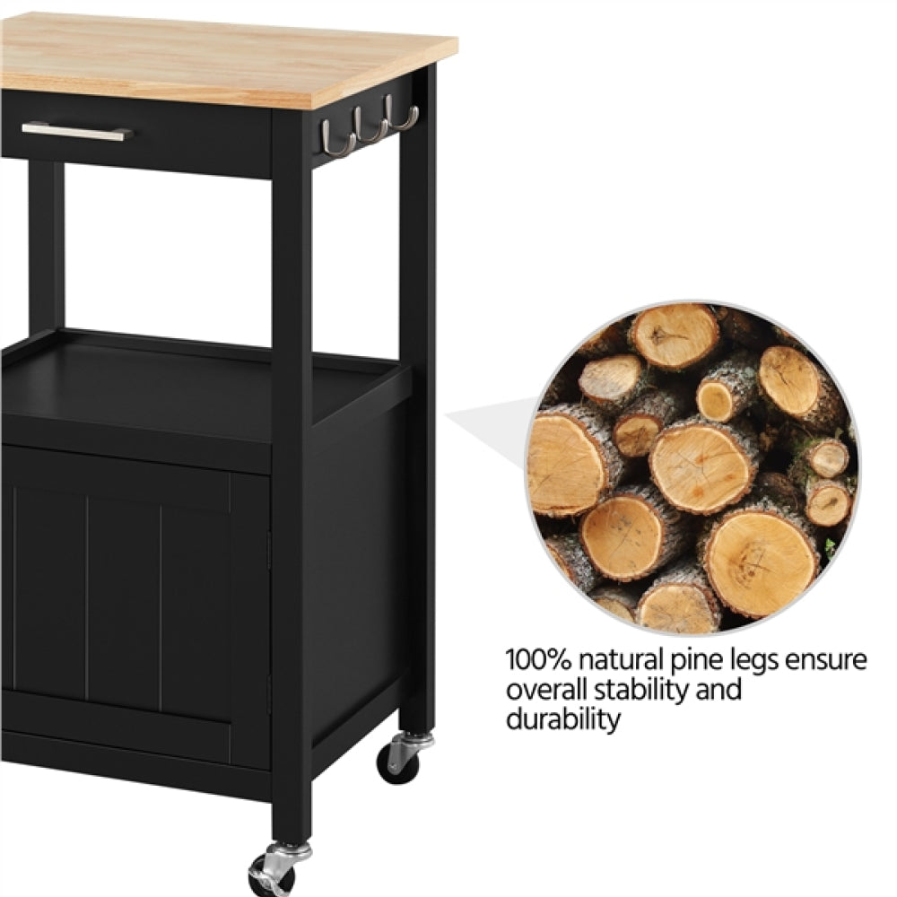 Rolling Kitchen Cart Kitchen Trolley  for Dining Room