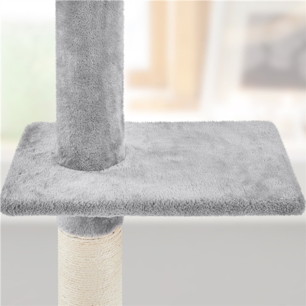 2.3-2.7M Floor-to-Ceiling Cat Tree Adjustable Tall Cat Tower