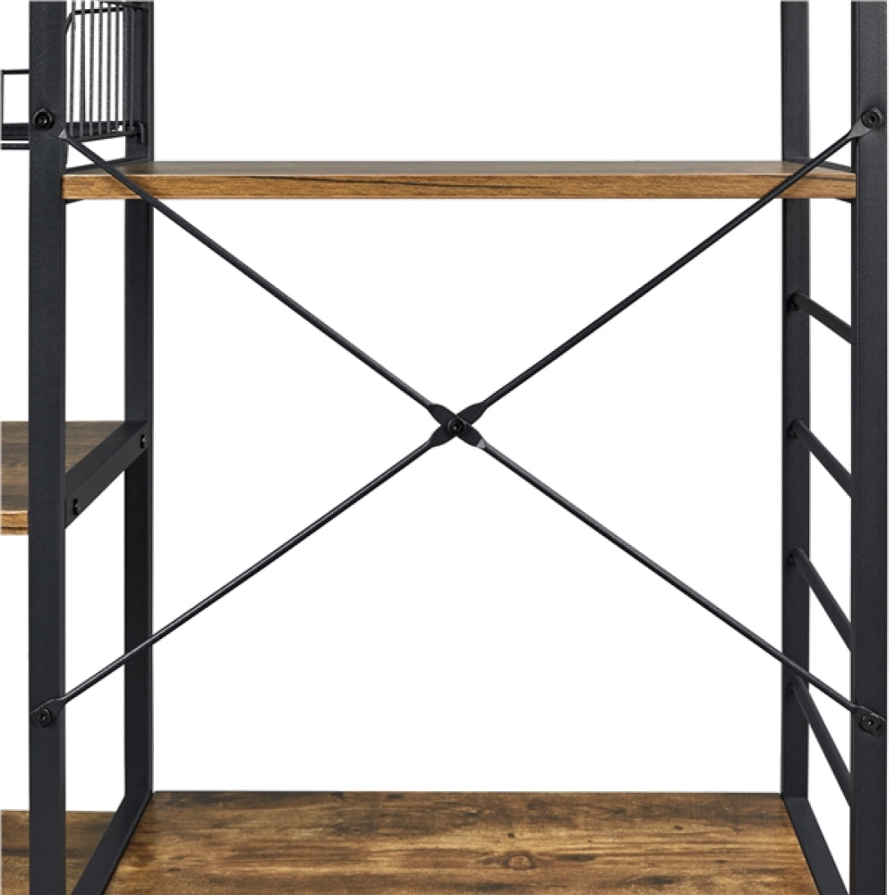 Vintage Kitchen Island Baker's Rack Utility Microwave Stand