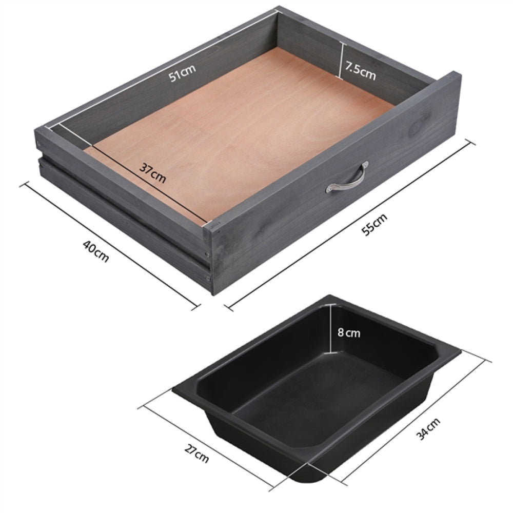 Garden Potting Bench with Basin Garden Work Bench Station