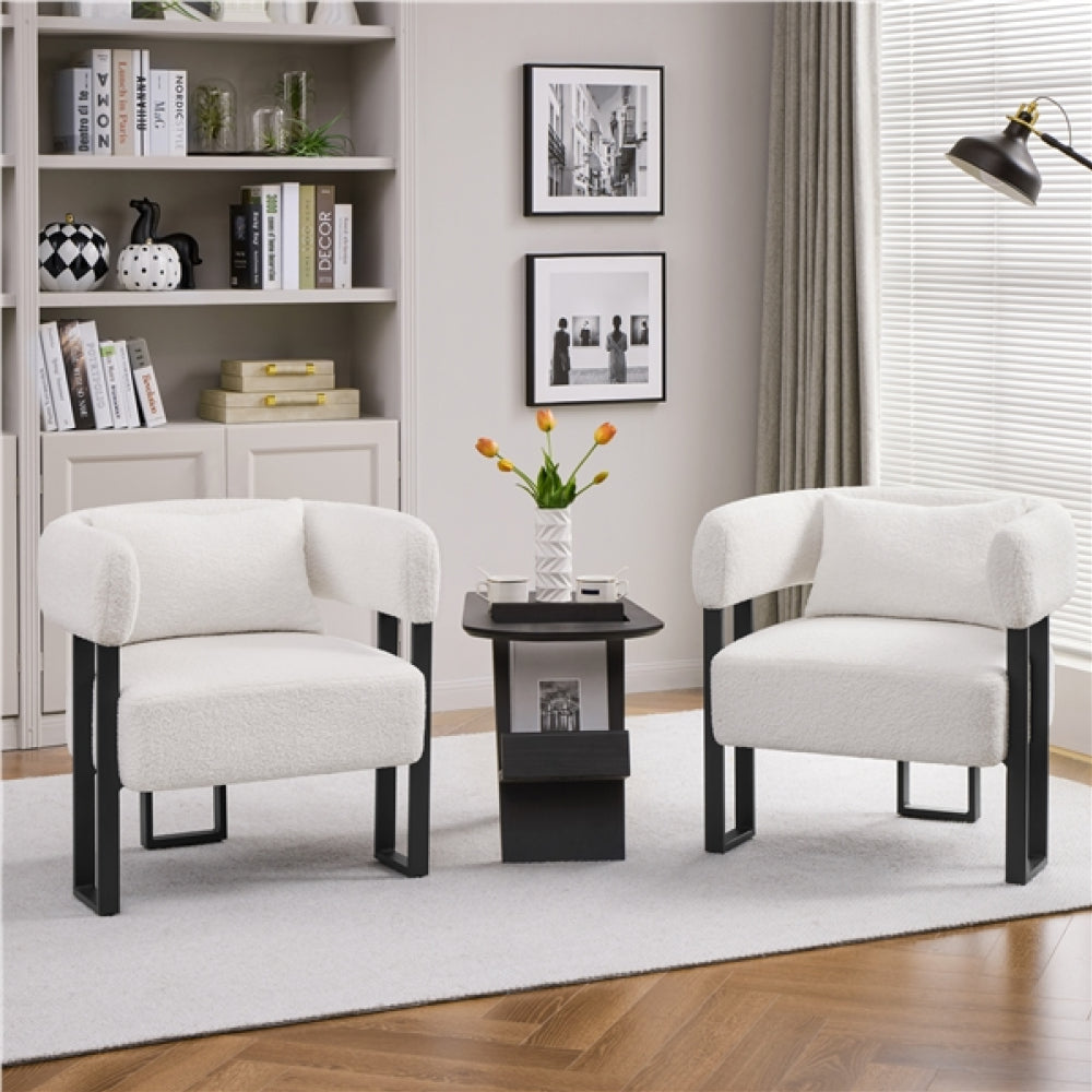 2pcs Accent Chair Armchair