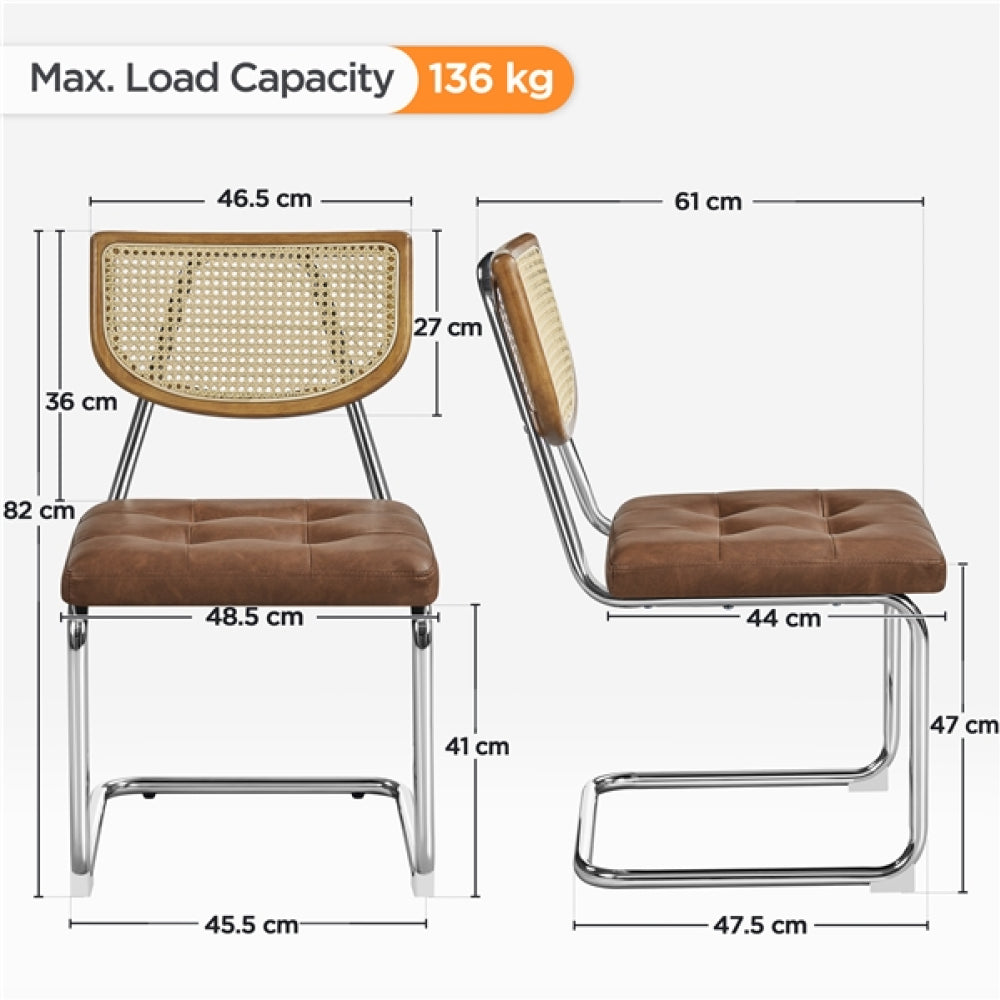 4PCS Mid-Century Modern Dining Chairs