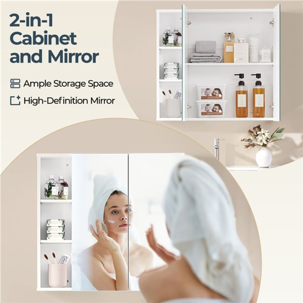 Bathroom Wall Cabinet with Mirror