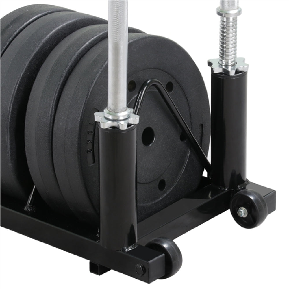 Horizontal Bumper Plate Rack Strength Fitness Rack Plate Holder