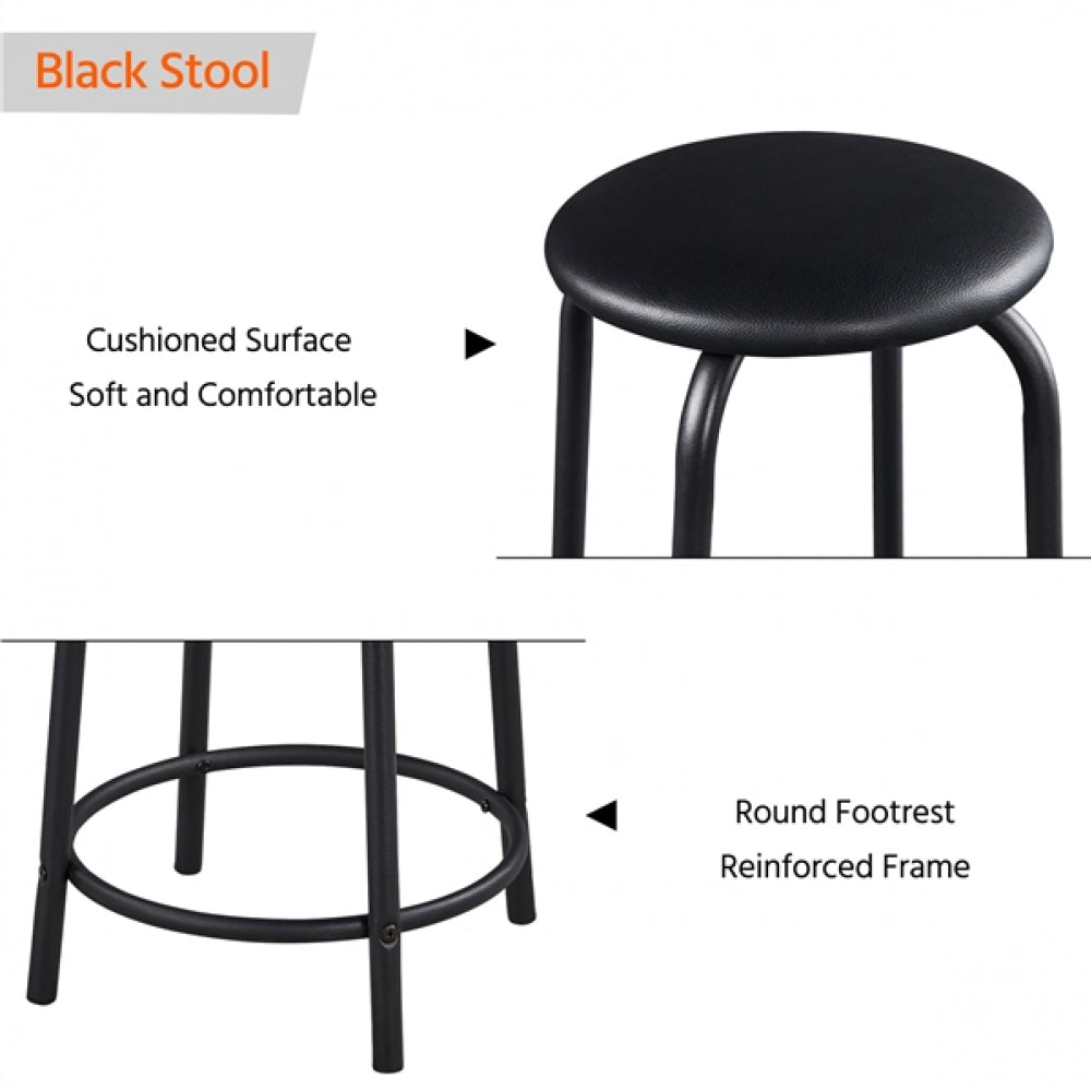 Drafting Table & Stool Set For Artists Tilting Tabletop with Additional Side Countertop