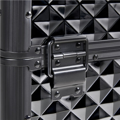 Professional Rolling Makeup Train Case with Drawers