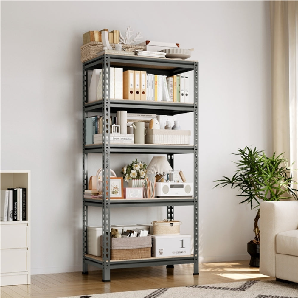 5-Tier Utility Shelves Adjustable Metal Shelving Units
