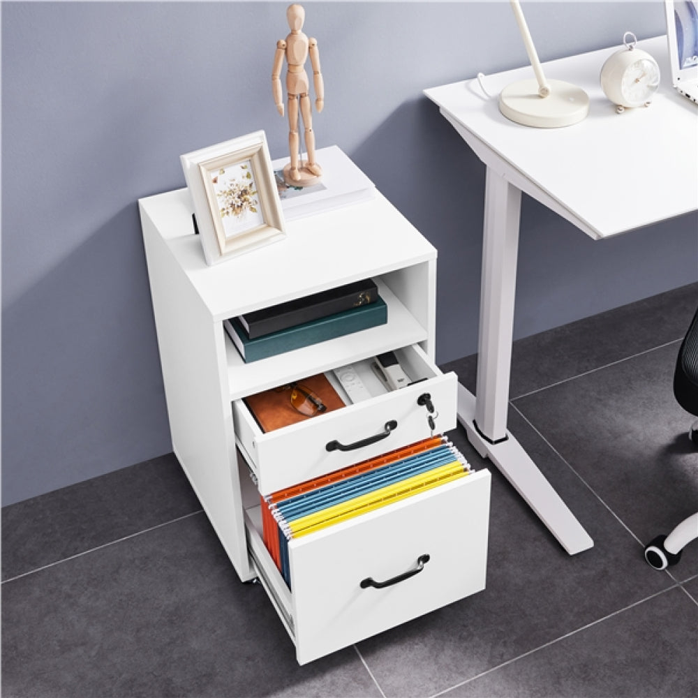 Brand New 2 Drawer Side Table End Table File Cabinet