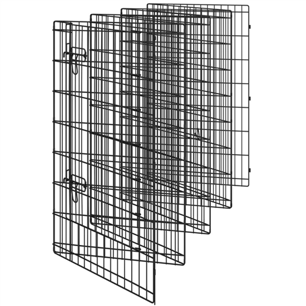 8 Panel Foldable Metal Dog Exercise Pen