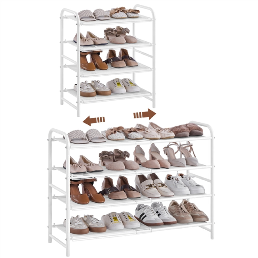 4 Tier Iron Shoe Rack Organiser