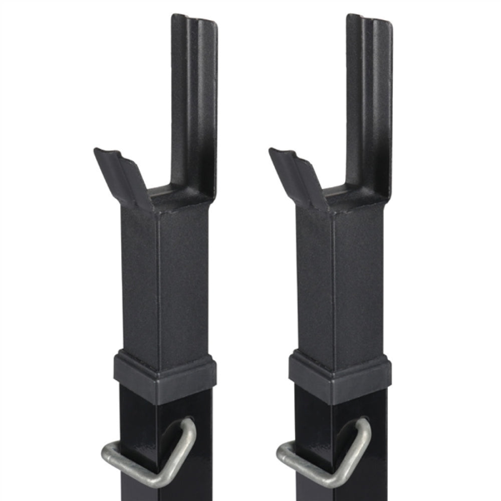 Pair of Adjustable Squat Rack Standard 45-70 Inch Solid Steel Squat Stand