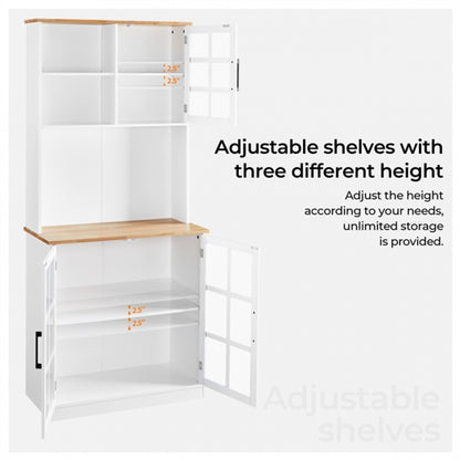 Kitchen Pantry Storage Cabinet Large Countertop Storage Kitchen Buffet