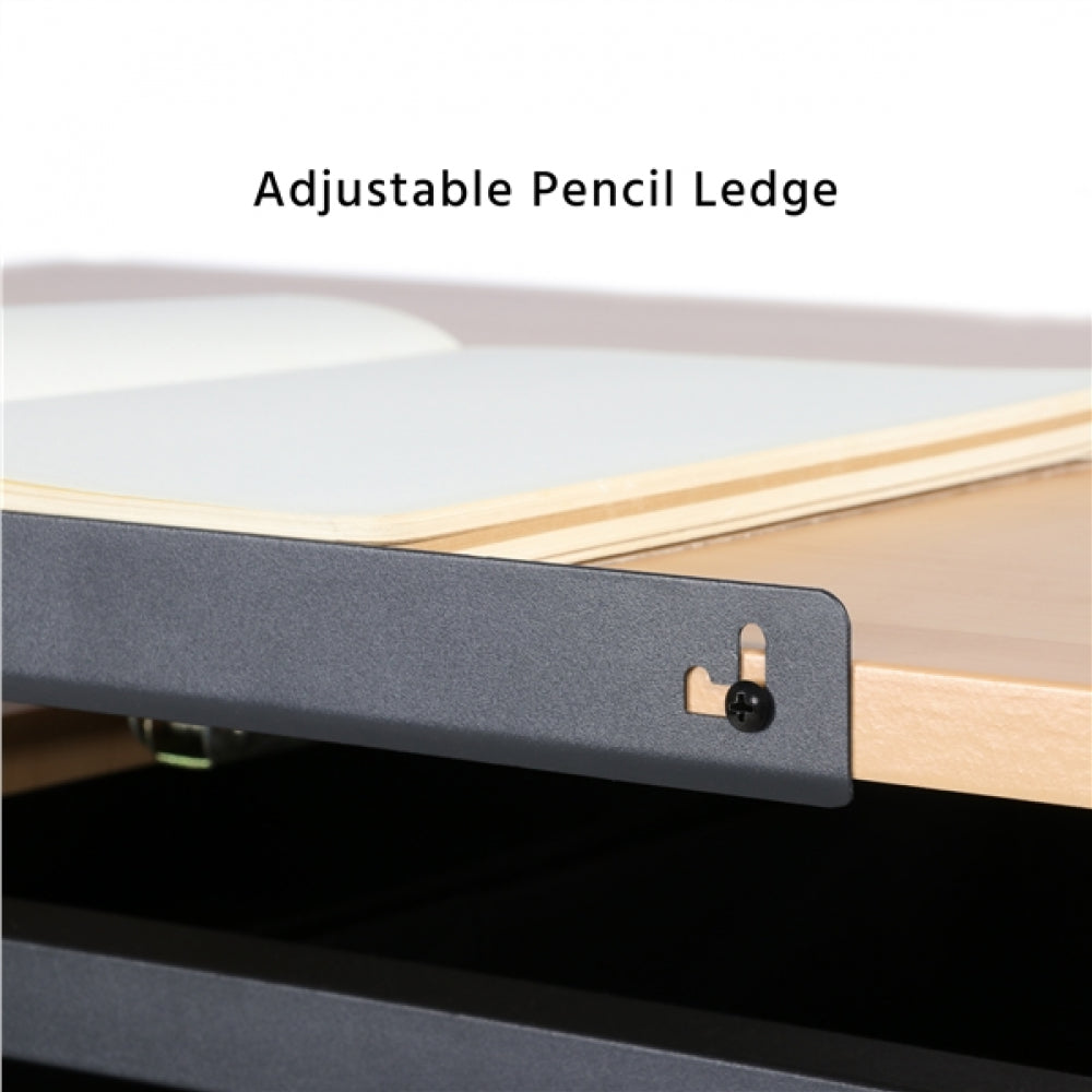 Drafting Table & Stool Set with Adjustable Table Angles & Heights All-in-One