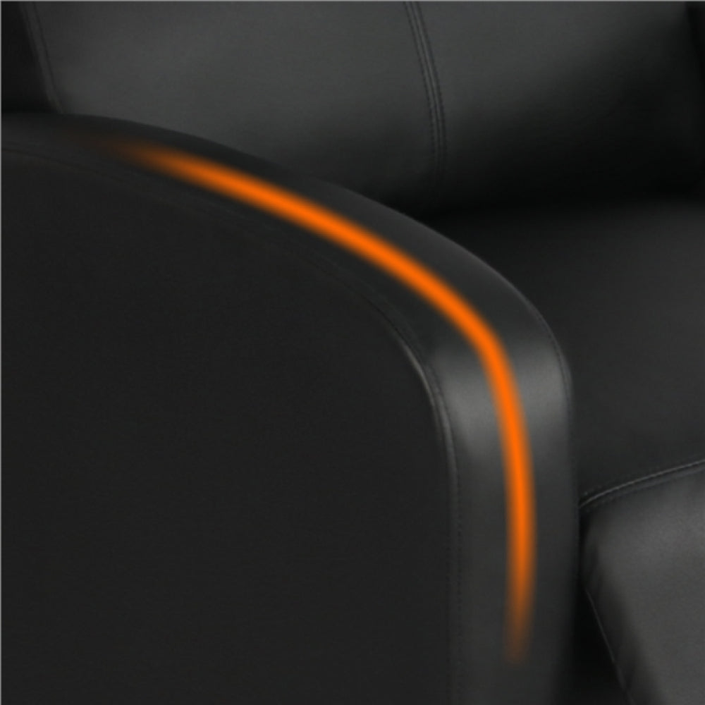 1 pair PU Leather Recliner Chairs Armchair