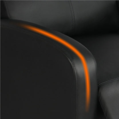 1 pair PU Leather Recliner Chairs