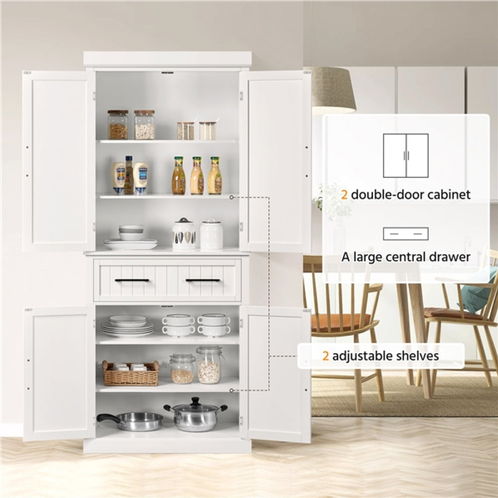 Tall Pantry Cupboard Kitchen Pantry Cabinet Freestanding Storage Cabinet