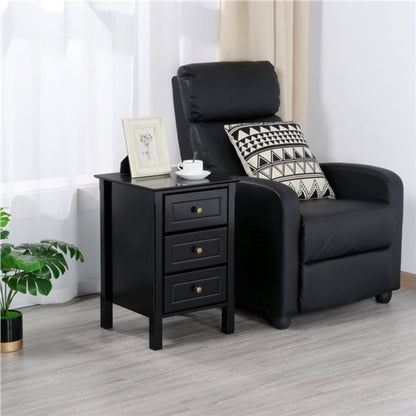 2x Side Table Nightstand End Table 3-drawer Side Table