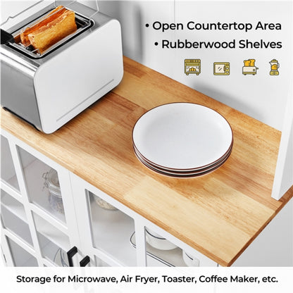 Kitchen Pantry Storage Cabinet Large Countertop Storage Kitchen Buffet