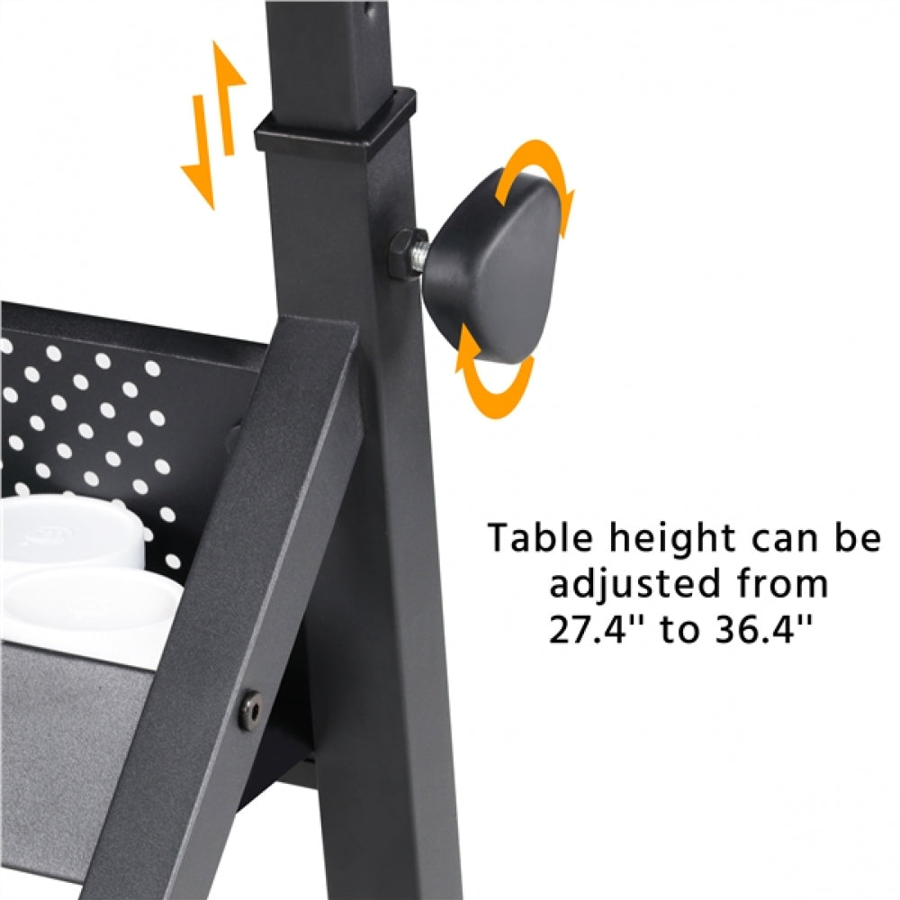 Drafting Table & Stool Set with Adjustable Table Angles & Heights All-in-One