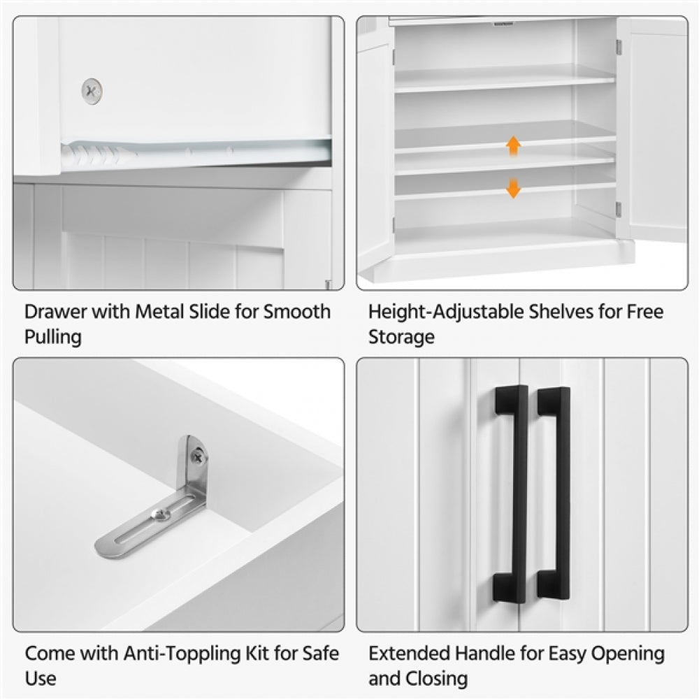 Tall Pantry Cupboard Kitchen Pantry Cabinet Freestanding Storage Cabinet