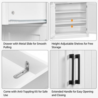 Tall Pantry Cupboard Kitchen Pantry Cabinet Freestanding Storage Cabinet
