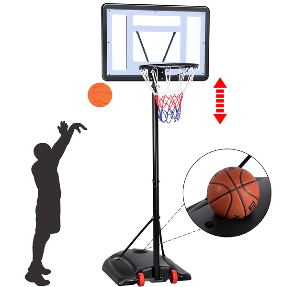 7.2-9.2FT Height-Adjustable Basketball Hoop System