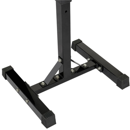 Pair of Adjustable Squat Rack Standard 45-70 Inch Solid Steel Squat Stand