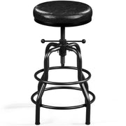 Vintage Industrial Bar Stool Rustic Swivel Bar Stool
