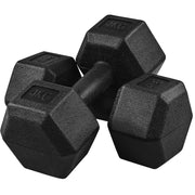 2x4kg (Sold in Pair) Hex Dumbbells Set