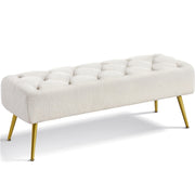 Upholstered Bedroom Benches Footrest Stool Ottoman Footstool Bench