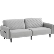 Convertible Sofa Bed Fabric 3-Seater Sofa Bed