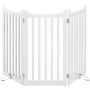 Indoor Pet Barrier for Doorway Dog Pen Wooden Pet Gate