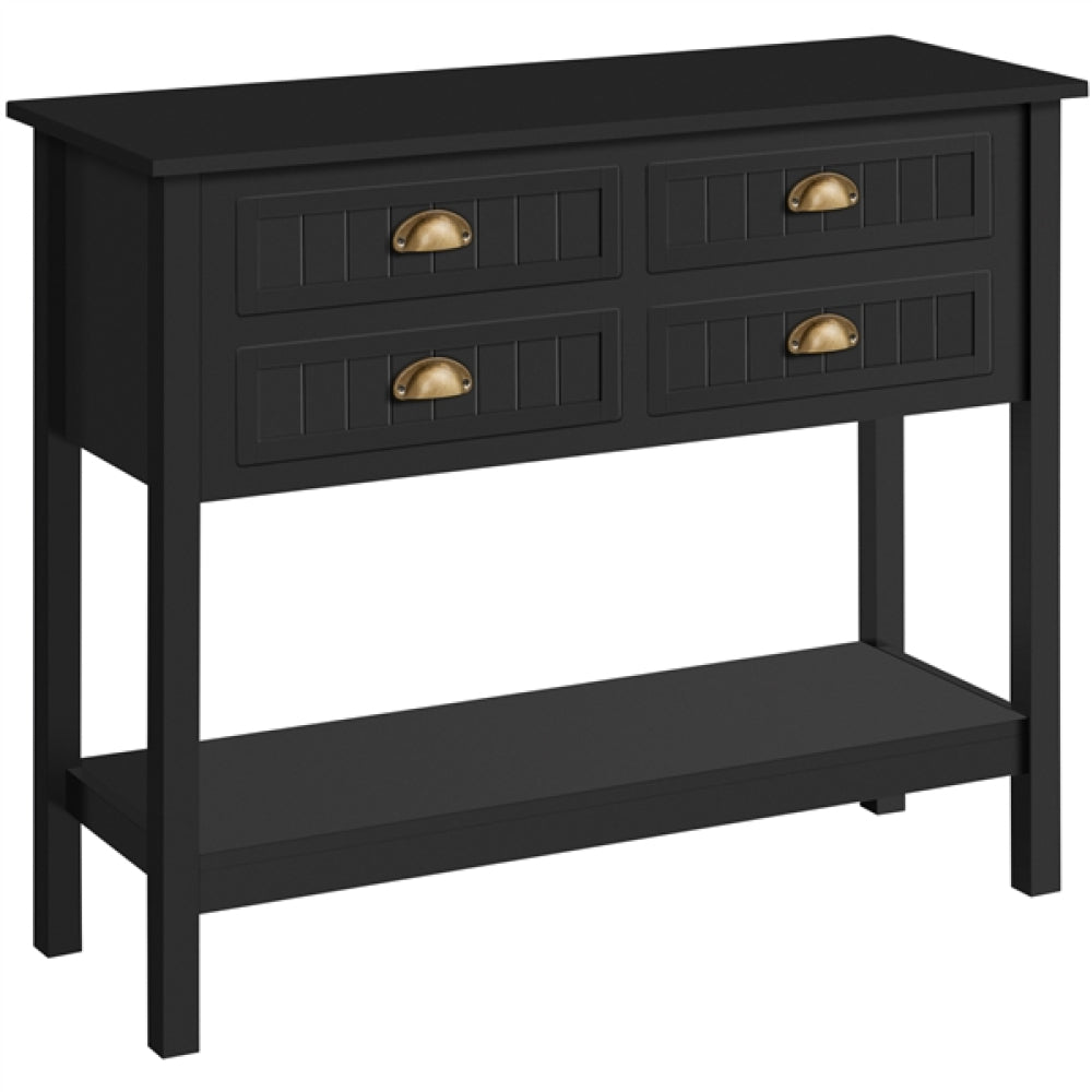 4-Drawer Console Table Hall Table