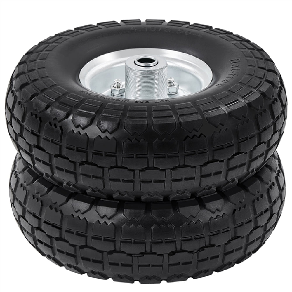 2PCS Garden Sack Truck Trolley Cart Wheel Tire Tyre